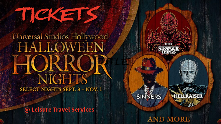 Universal Studios Halloween Tickets now on sale! 