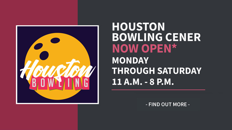 Houston Bowling Center Reopens Houston Bowling Center Reopens