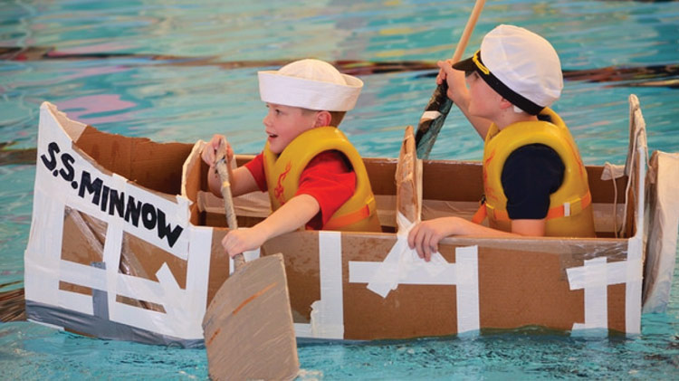 how to build a boat out of cardboard and paper - all